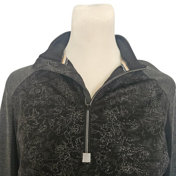 Smartwool PhD 1/4 Zip Pullover Top Merino Wool Blend Light Wind Women's SZ Large - Picture 6 of 14